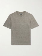 Zegna - Oasi Knitted Linen T-Shirt - Brown