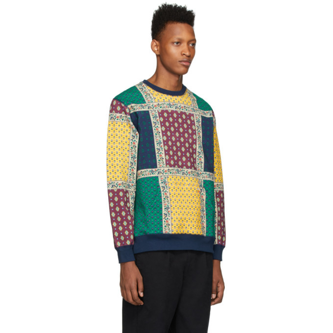 Noah NYC Multicolor Provence Crewneck Sweatshirt Noah NYC