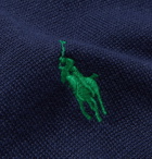 RLX Ralph Lauren - Logo-Embroidered Cotton Half-Zip Golf Sweater - Blue