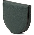Valextra - Pebble-Grain Leather Coin Wallet - Green