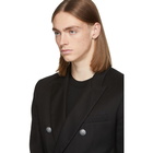 Balmain Black Double-Breasted Blazer