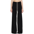 Rick Owens Black Tower Drawstring Bias Trousers