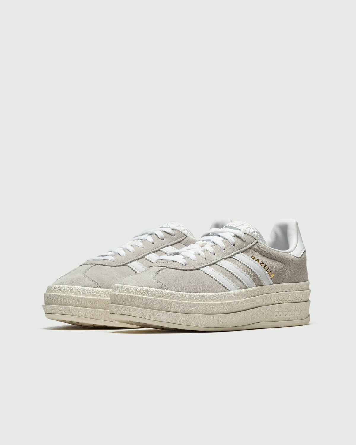 adidas gazelle silver green womens Gazelle Bold Sneakers in grey suede – Deliberti