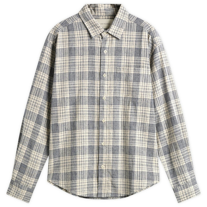 Photo: Café Mountain Men's Heritage Shirt in Ecru Slub Check