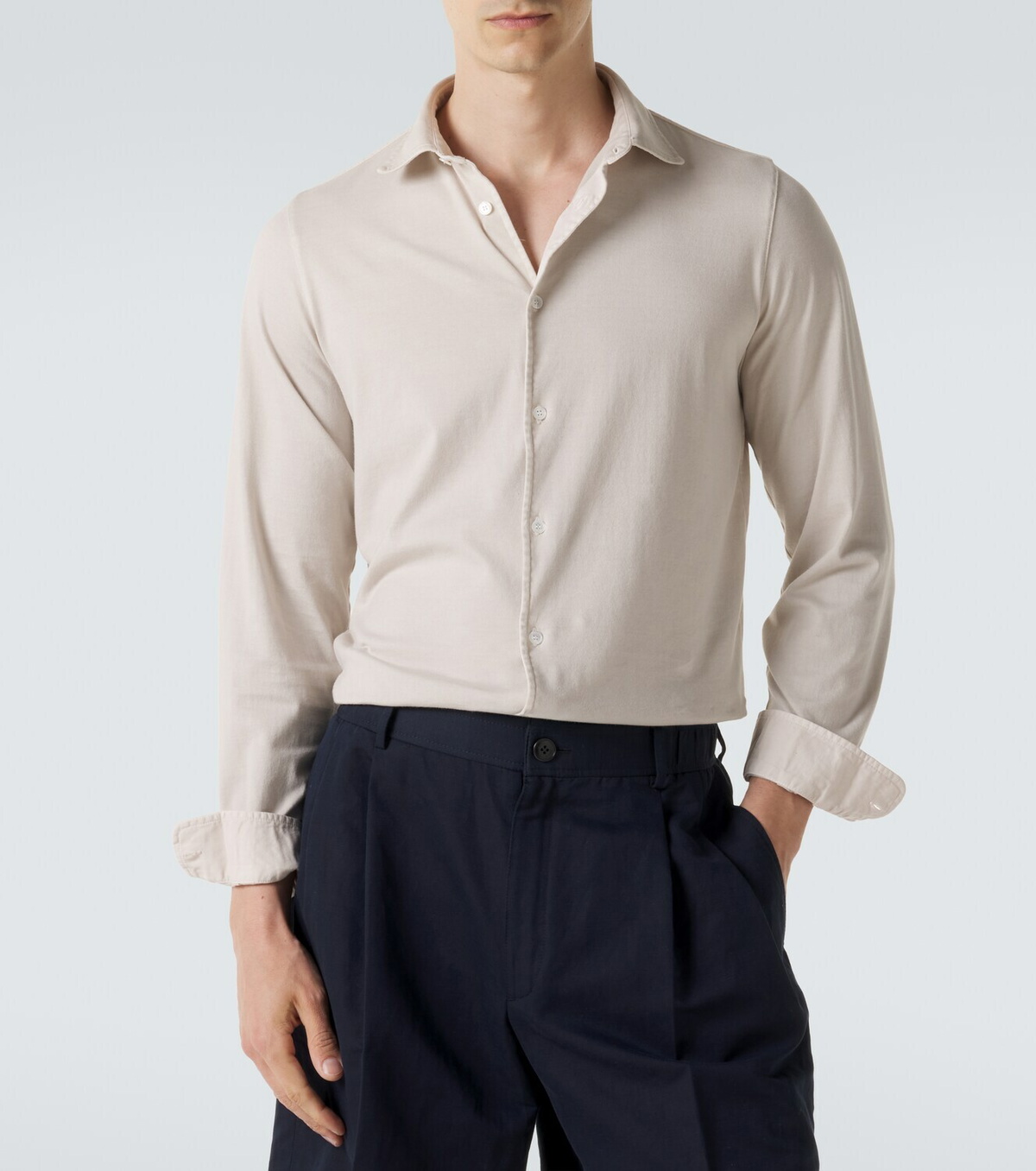 Fedeli Cotton jersey shirt