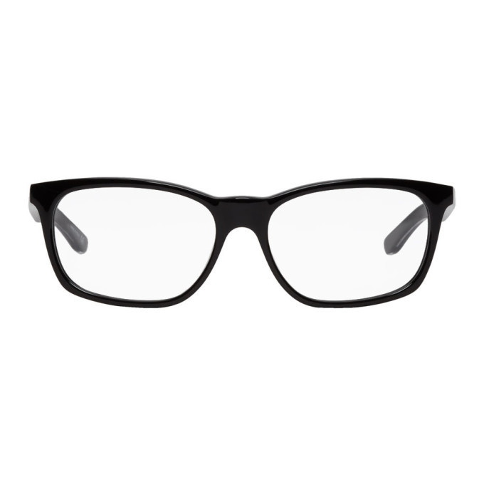 Photo: Balenciaga Black Shiny Square Glasses