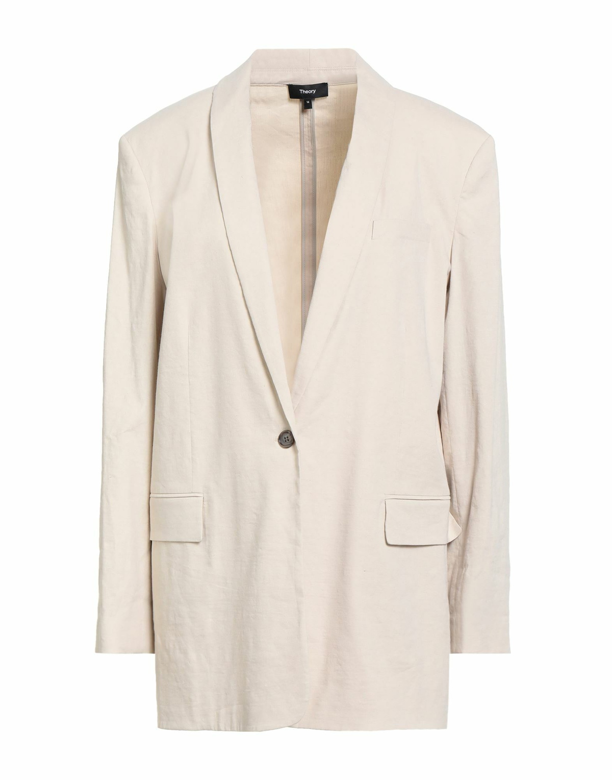 Theory Womens Blazer Ivory