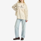 Sporty & Rich Women's H&W Crest T-Shirt in Cream