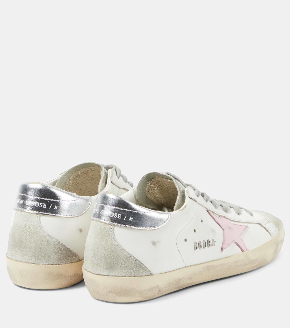 スニーカー Golden  Deluxe Brand Super-Star Sneakers In Smooth Leat Golden Goose Super-Star leather sneakers Golden Goose Deluxe