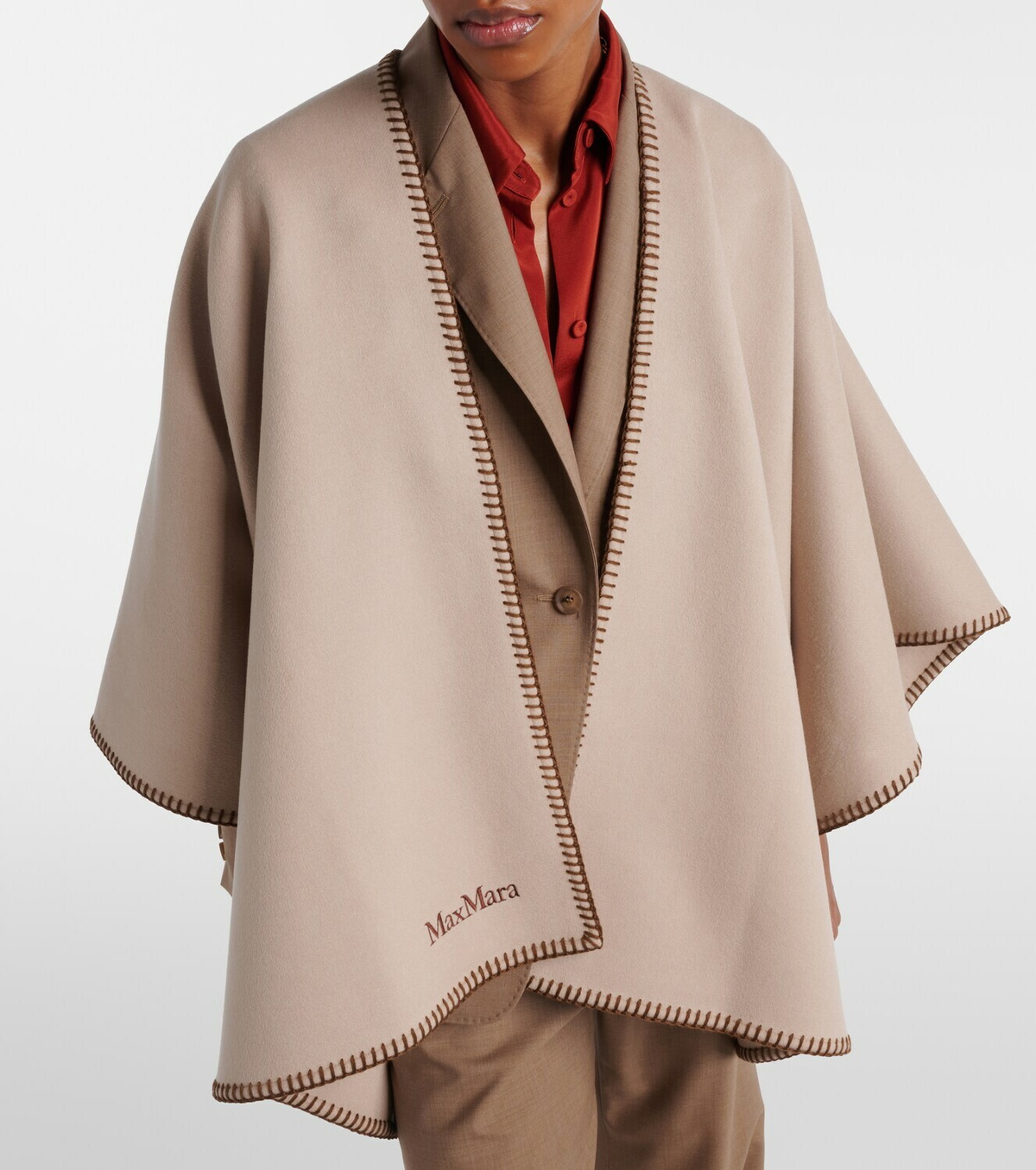 Max Mara Virgin wool cape