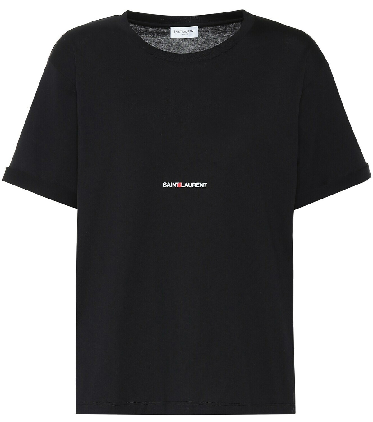 Saint Laurent - Logo cotton T-shirt Saint Laurent