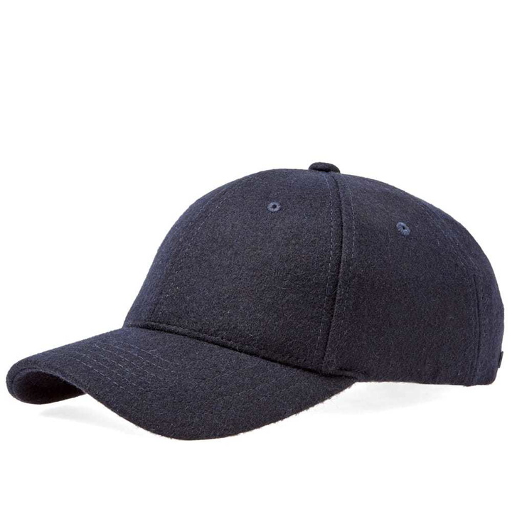 Photo: NN07 Wool Baseball Cap Navy