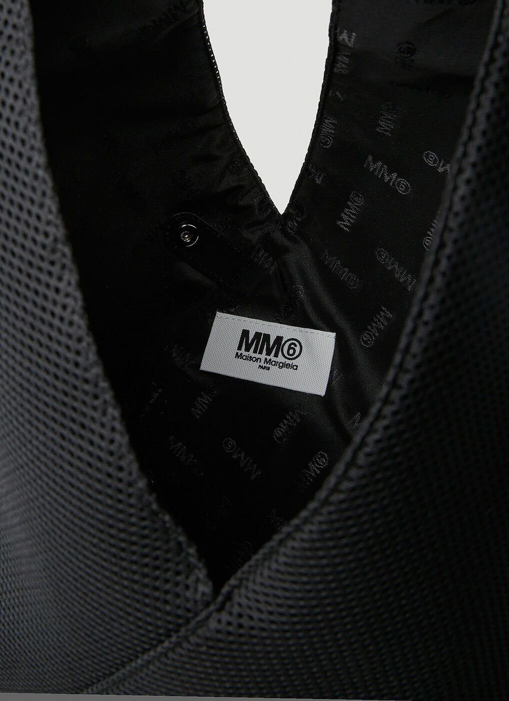 Classic Japanese Tote Bag in Black MM6 Maison Margiela