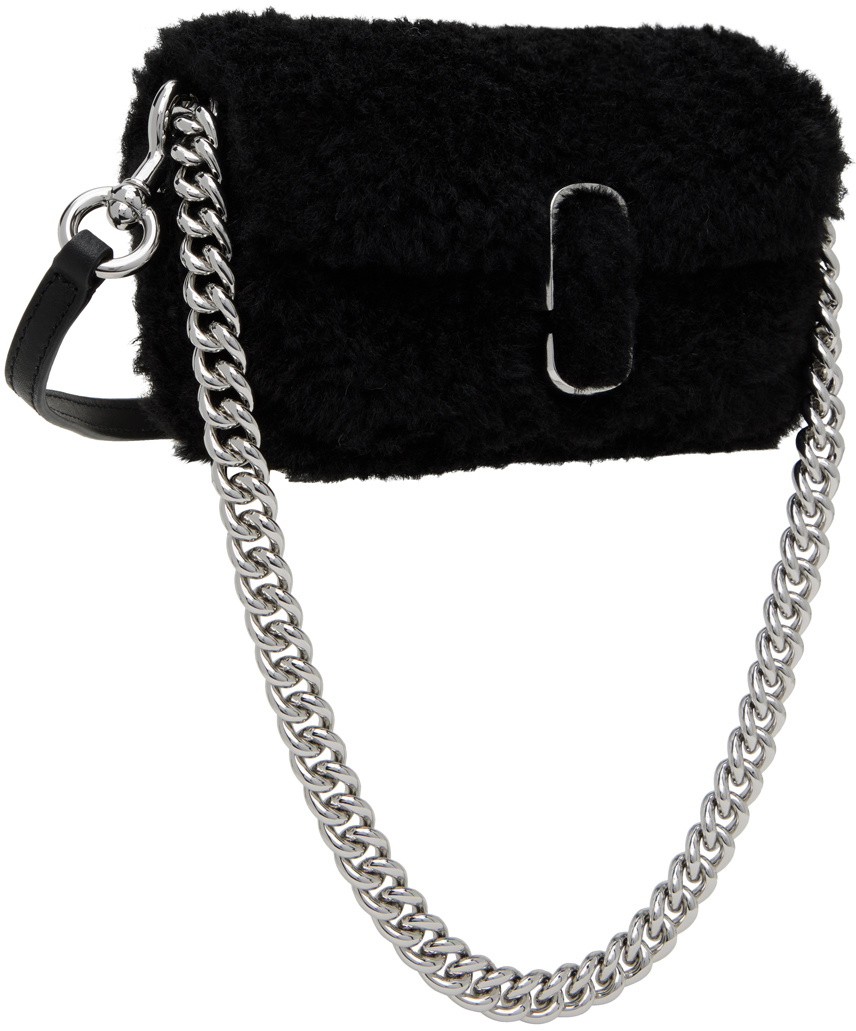 Marc Jacobs Black 'The Mini Faux-Fur' Bag