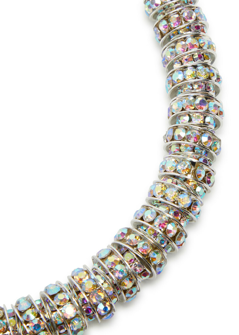 Pearl Octopuss.y Fat Diamond Silver-plated Necklace - One Size