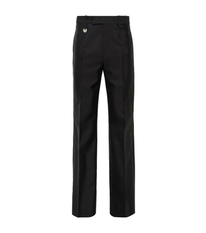 Photo: Burberry EKD wool and silk straight pants