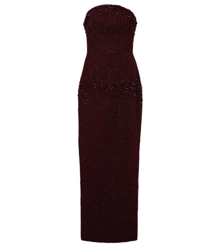Photo: Clio Peppiatt Tina embellished strapless gown
