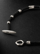 M. Cohen - Dryp Sterling Silver Beaded Bracelet - Black