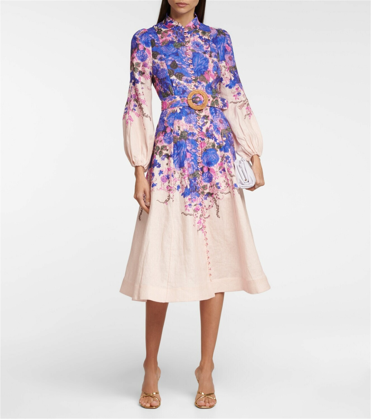 Zimmermann - High Tide floral linen midi dress