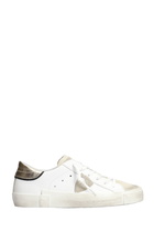 Philippe Model Prsx Low Sneakers In White Leather