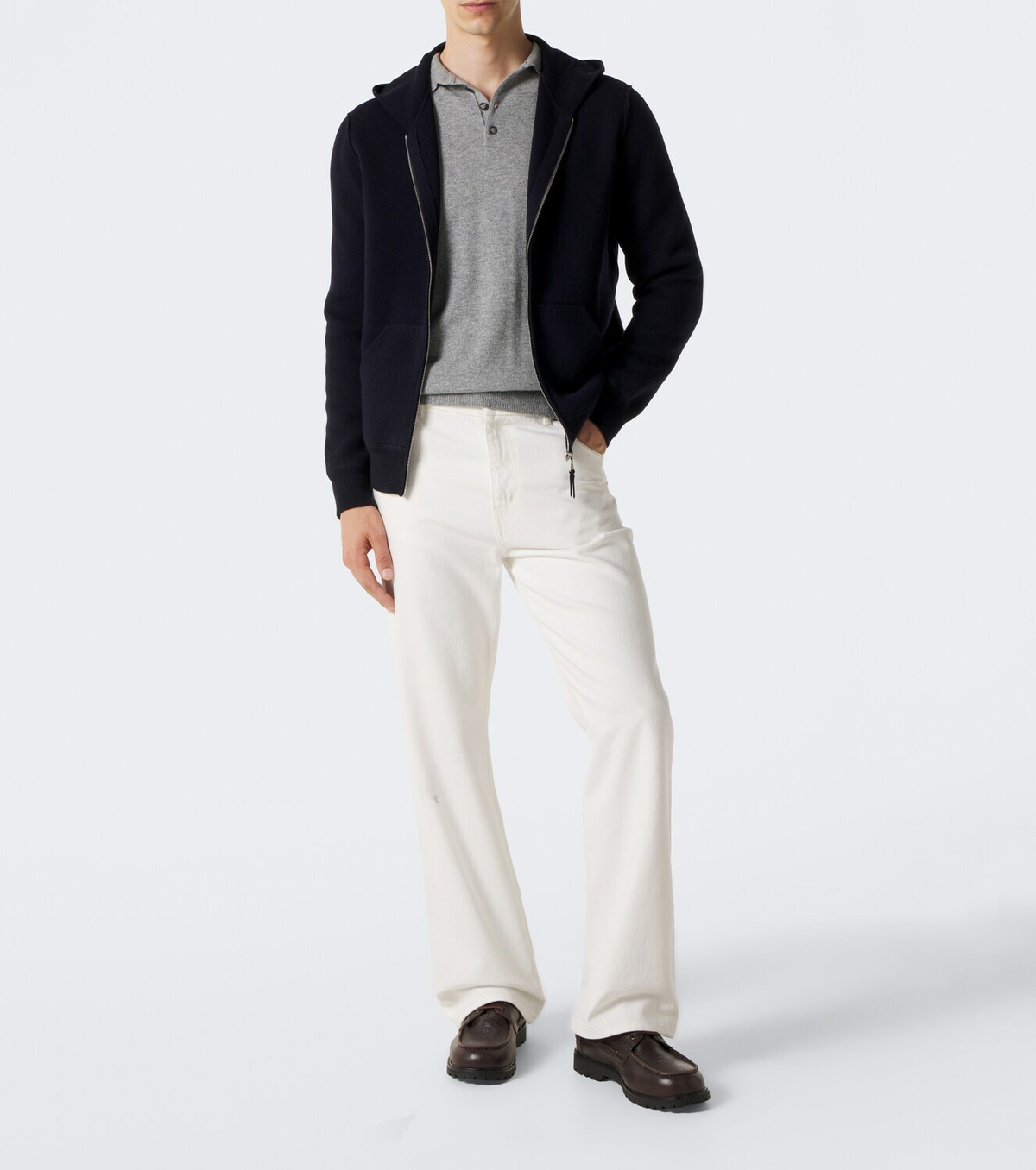 Allude Cashmere polo sweater