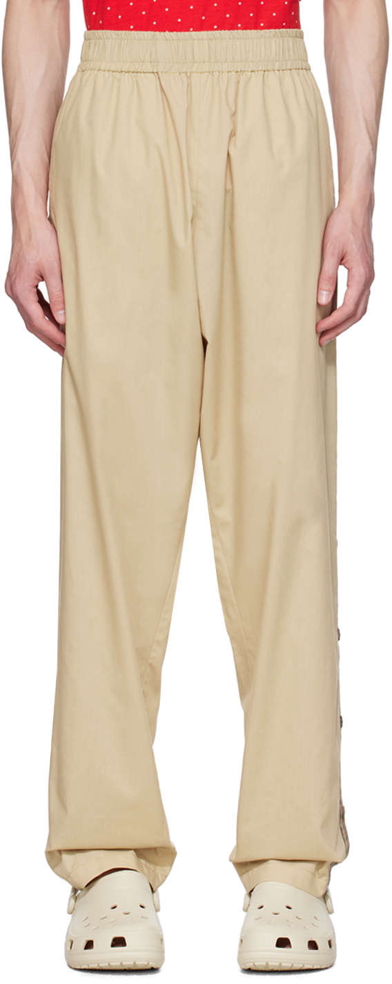 CHLOé NARDIN Beige Buttoned Track Pants Chloe