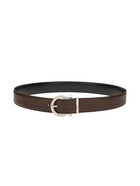 FERRAGAMO - Gancini Leather Adjustable Belt