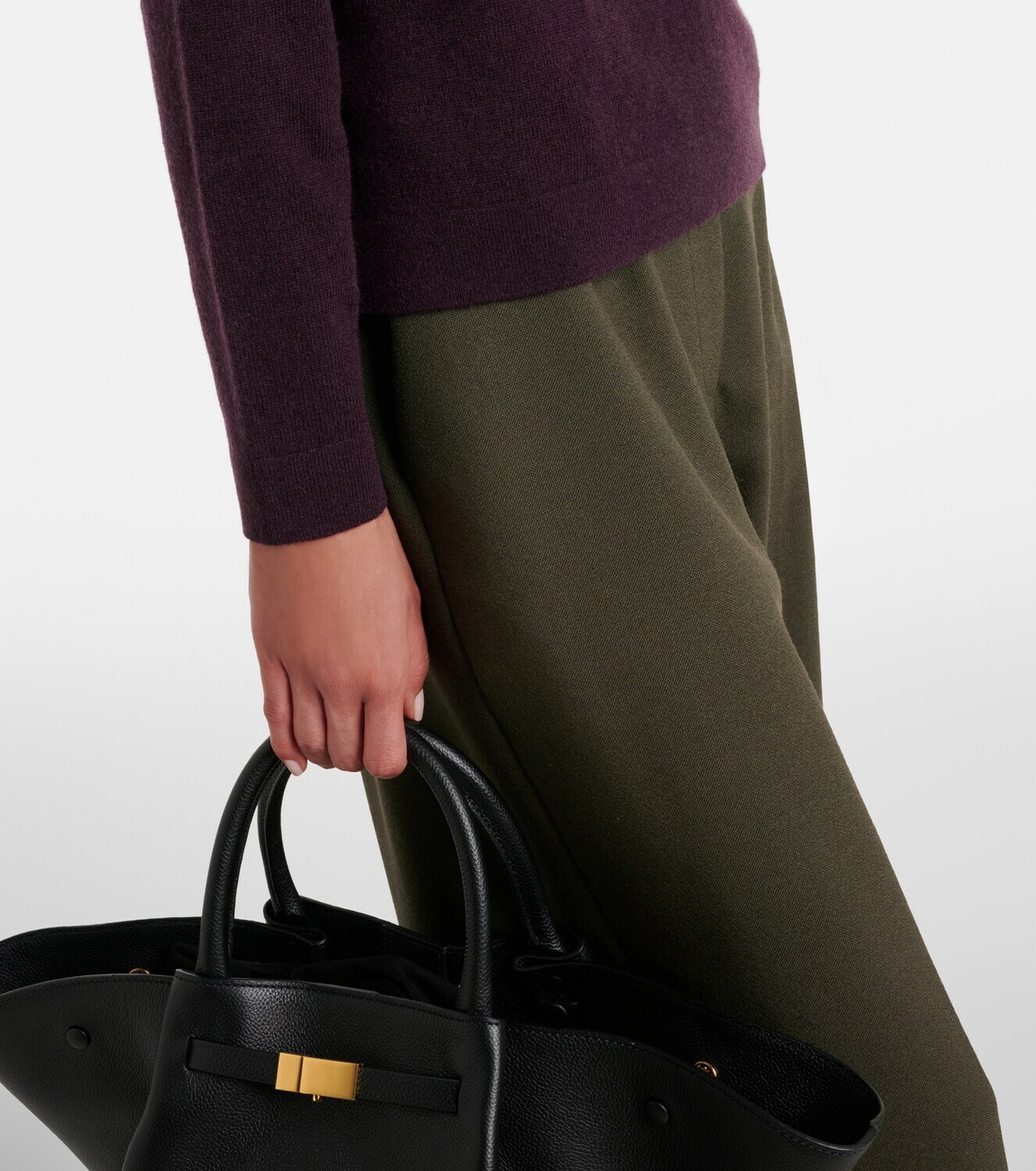 Jardin des Orangers Wool and cashmere polo sweater