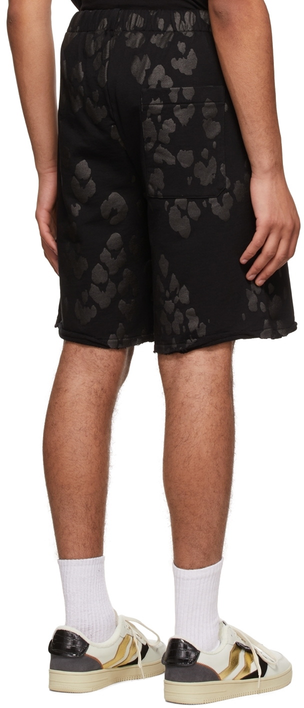 Just Cavalli Black Cotton Shorts