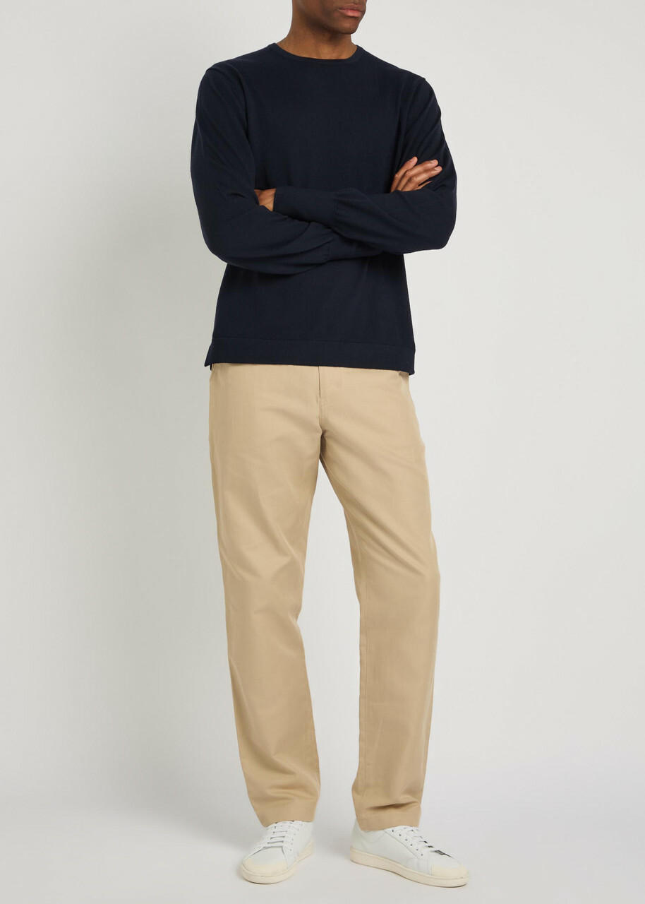 Officine Générale Nina Merino Wool Jumper Navy