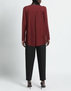 Alessia Santi Womens Top Burgundy