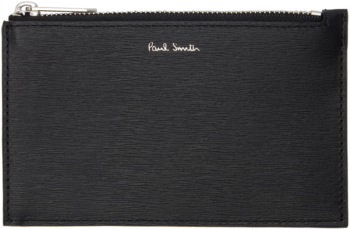 Photo: Paul Smith Black Colorblock Card Holder