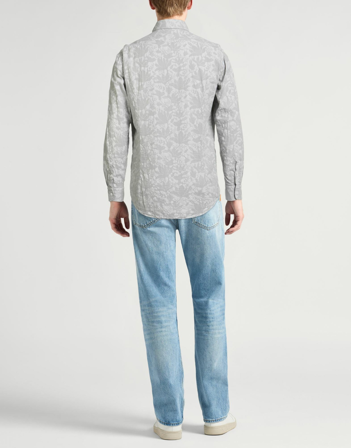 Massimo Alba Mens Shirt Light in Grey