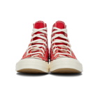 Converse Red Reconstructed Chuck 70 High Sneakers