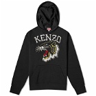 Kenzo Men's Tiger Varsity Slim Popover Hoody in Black