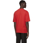 Balenciaga Red Logo T-Shirt