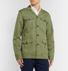 Orlebar Brown - 007 The Man with the Golden Gun Cotton and Linen-Blend Twill Jacket - Green