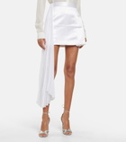 Peter Do - Pleated asymmetric miniskirt