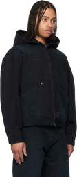 WOOYOUNGMI Navy Hood Dyed Jacket