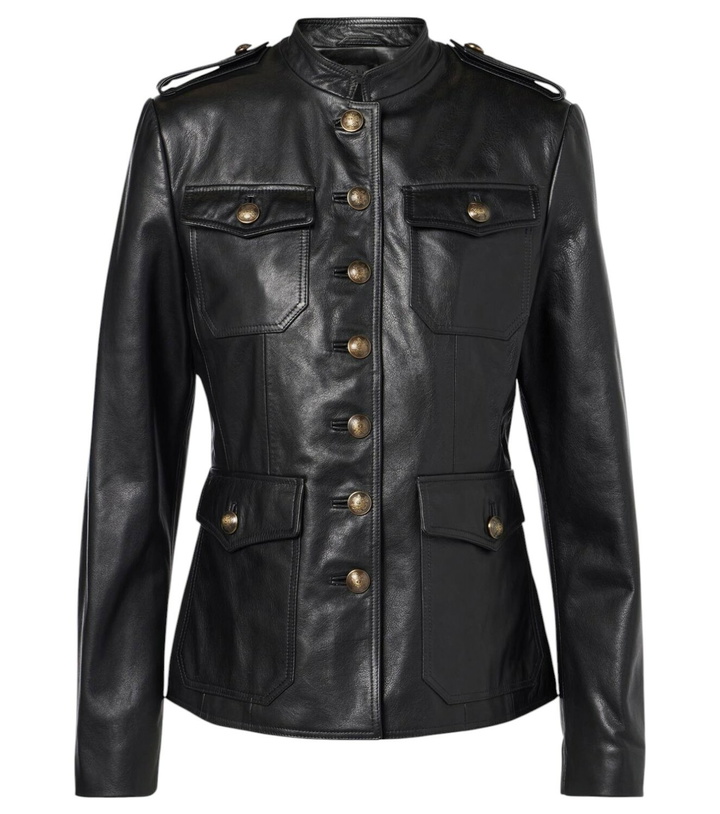 Photo: Nili Lotan Geraldine leather jacket