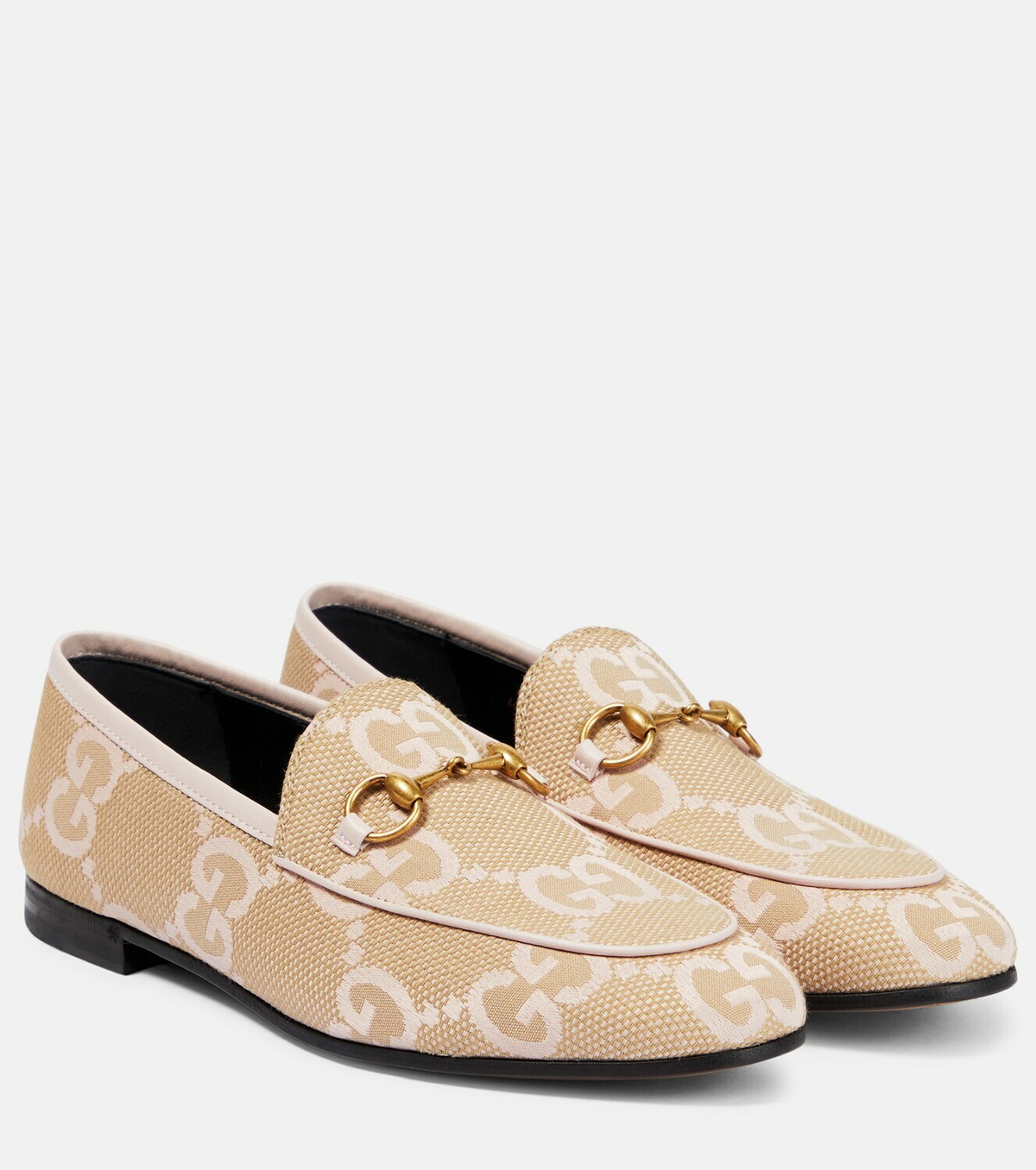 【現行品】GUCCI JORDAAN LOAFER ジャンボGG ローファー Gucci - Jordaan Jumbo GG canvas loafers Gucci