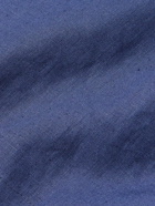 Loro Piana - Linen Half-Zip Jacket - Blue