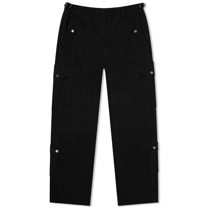 Photo: FrizmWORKS Men's Jungle Cloth Field Cargo Pants in Black