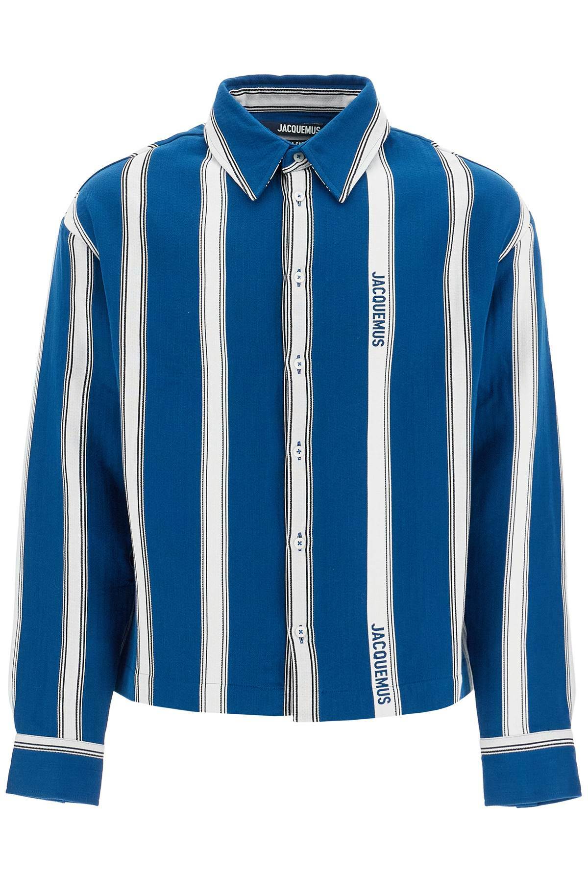 JACQUEMUS the paper shirt Blue