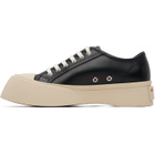 Marni Black Nappa Leather Pablo Sneakers