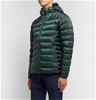 Rab - Electron Quilted Pertex Quantum Pro Hooded Down Jacket - Green