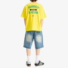 Adidas Men's Originals In The Ring Graphic T-Shirt in Yellow