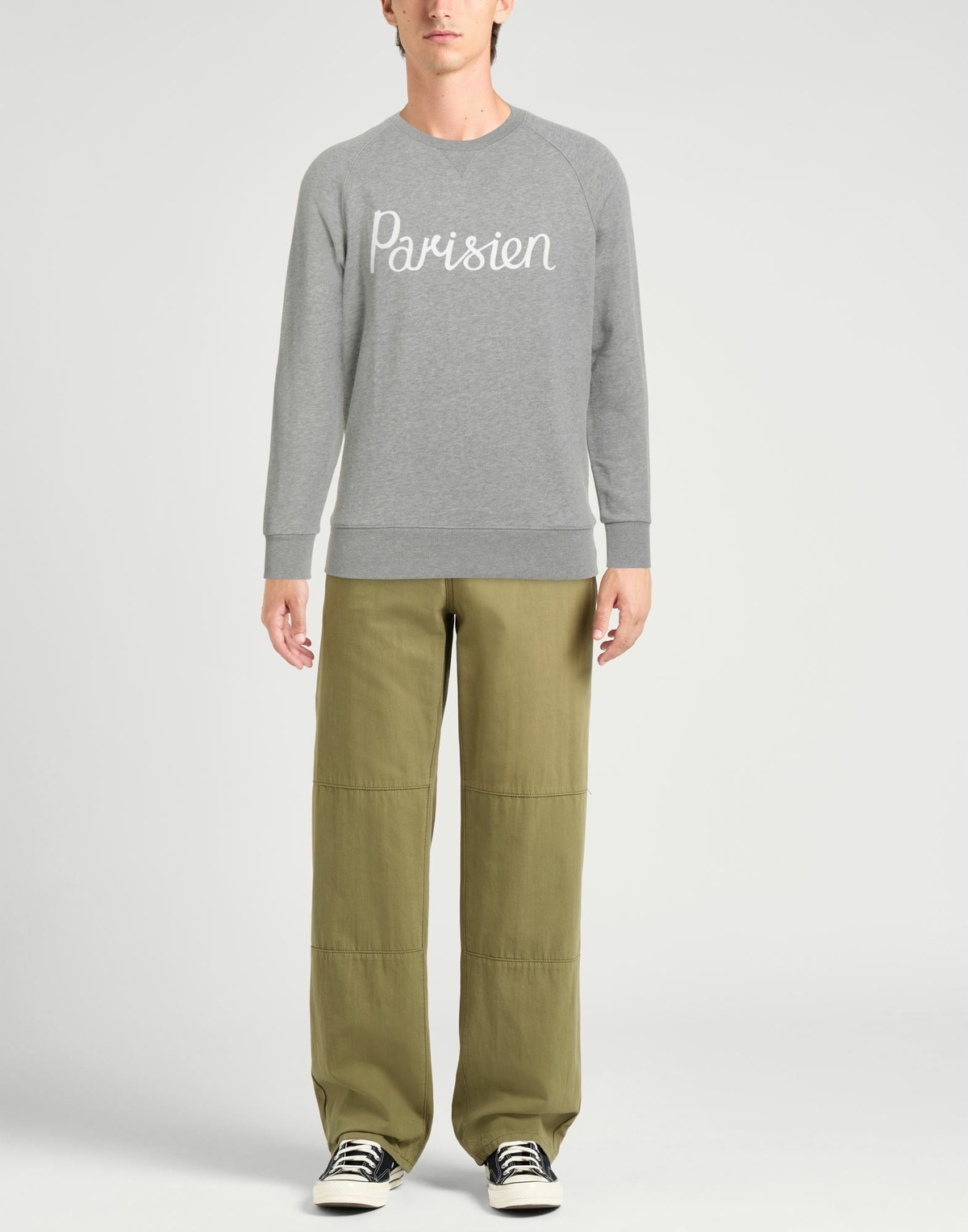 Maison Kitsuné Mens Sweatshirt in Grey