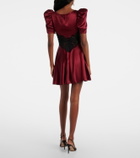 Rodarte Lace-trimmed silk cocktail dress
