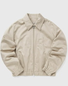 Ami Paris Adc Zipped Jacket Beige - Mens - Overshirts